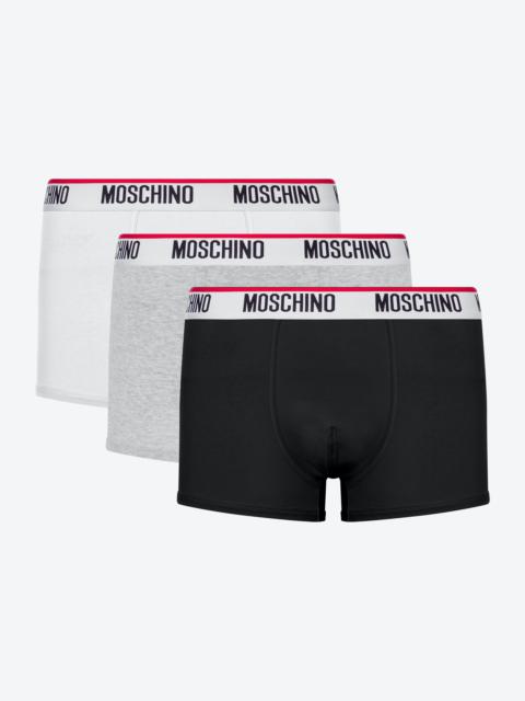 Moschino LOGO BAND SET OF 3 BOXERS