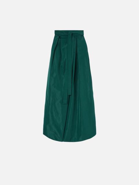 PINKO LONG TAFFETA MAXI-SKIRT
