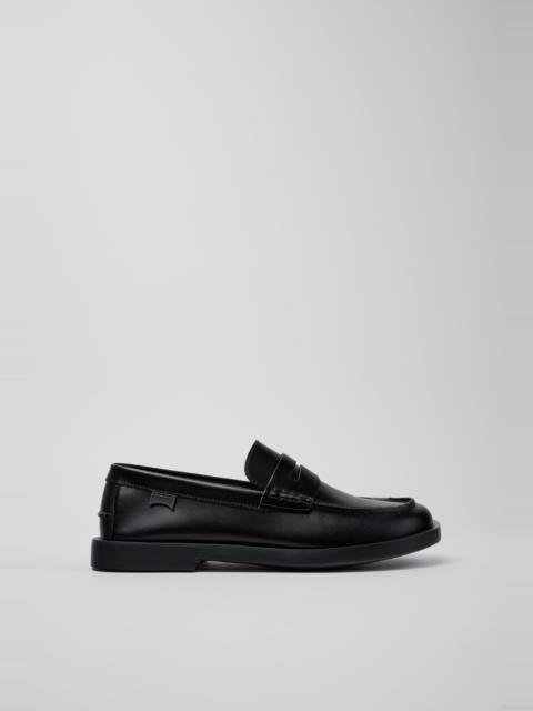 CAMPER Don Black Leather Shoes for Men.