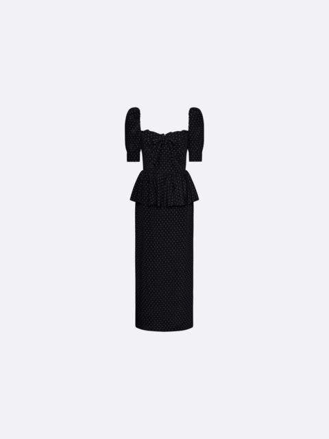 Alessandra Rich MIDI DRESS WITH PENCIL SKIRT