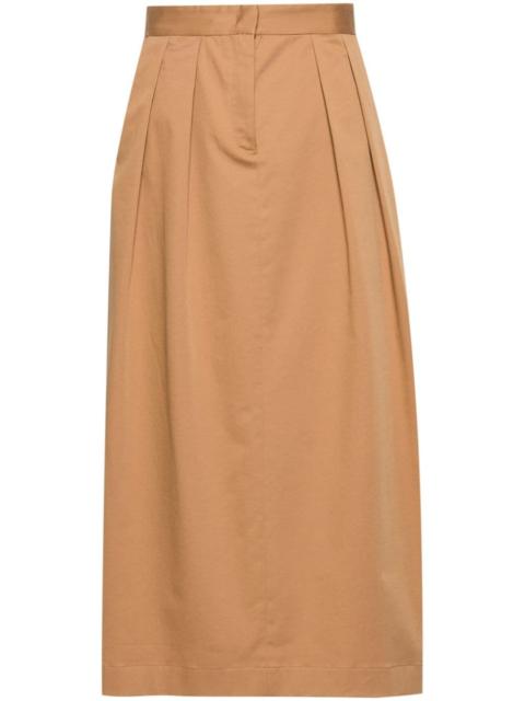 FABIANA FILIPPI pleat-detailing maxi skirt