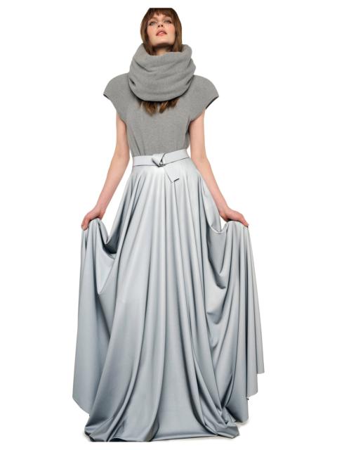 NORMA KAMALI FLARED SKIRT TO FLOOR