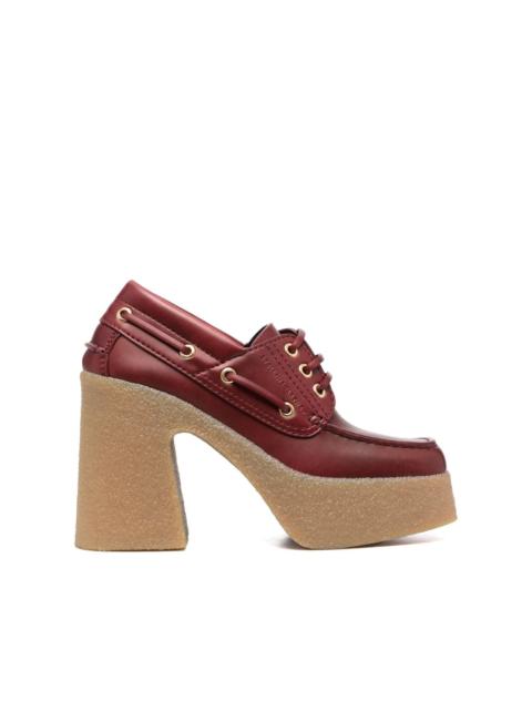 Women Plum Elyse Stud Band Platform Shoes