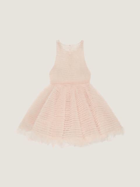 Givenchy MINI BABYDOLL DRESS WITH NYLON FRILLS