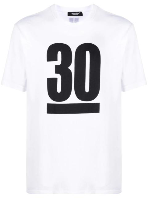 UNDERCOVER tape print T-shirt