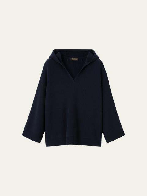 Loro Piana Sloop Hooded Virgin Wool Sweater