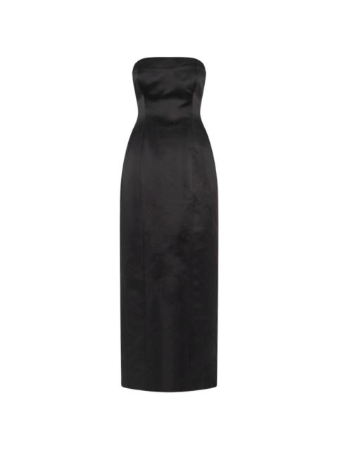 NICHOLAS Kasia strapless midi dress