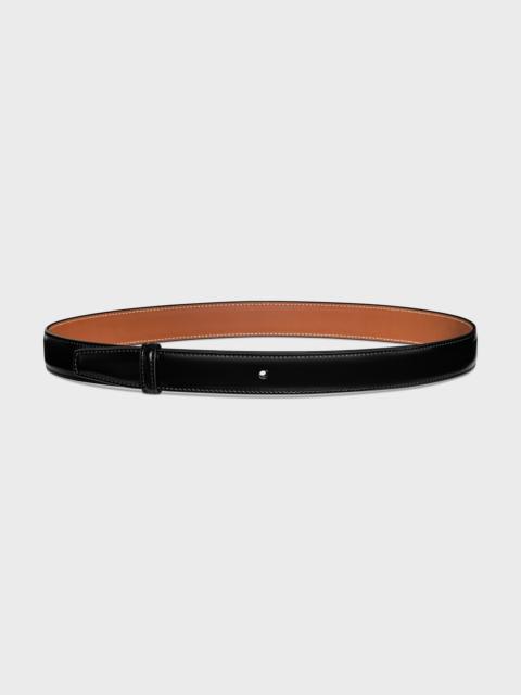 CELINE Reversible Strap 25 IN TAURILLON AND NATURAL CALFSKIN