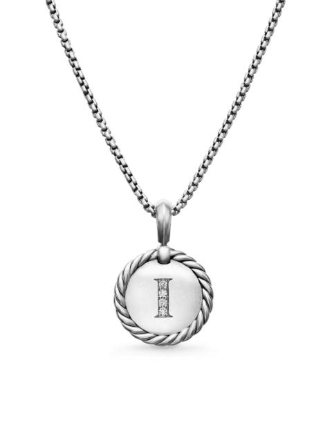 DAVID YURMAN Women's Initial Charm Necklace in Sterling Silver - Initial I