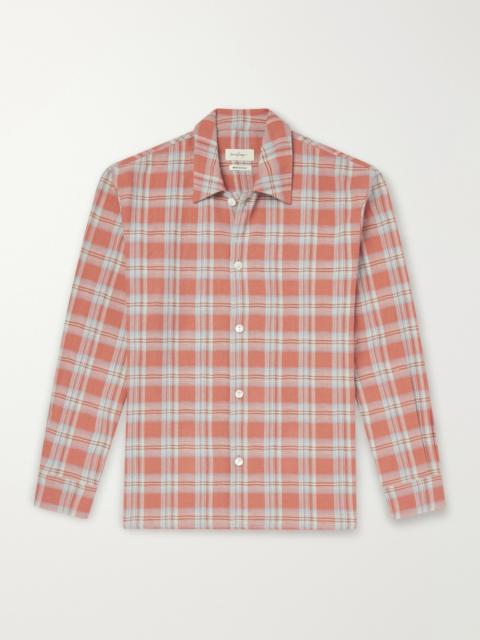 SECOND/LAYER Checked Cotton-Flannel Shirt