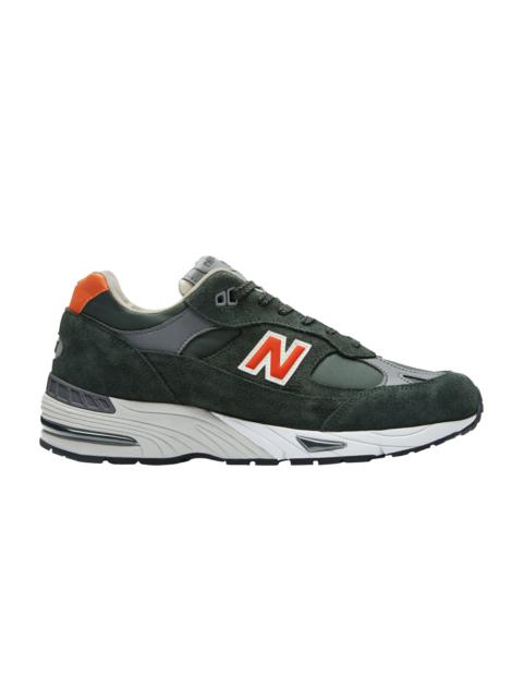 New Balance 991 Made In England 'Forest Green Orange'