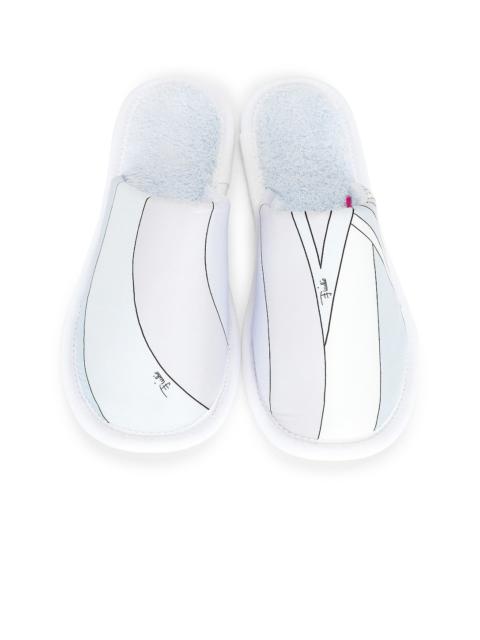 PUCCI Silk Twill Slippers