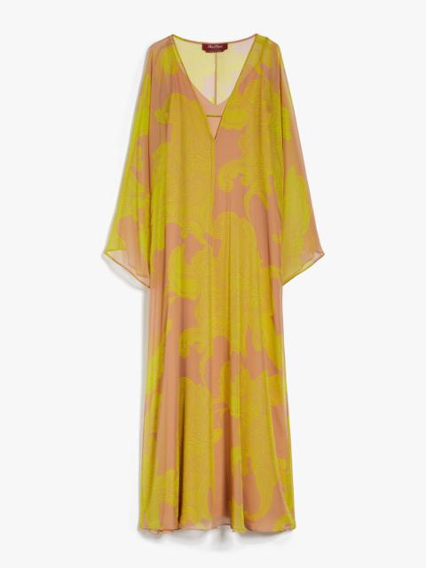 Max Mara VIK Printed silk kaftan dress