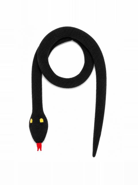 Walter Van Beirendonck SNAKE SCARF - COMB. I BLACK