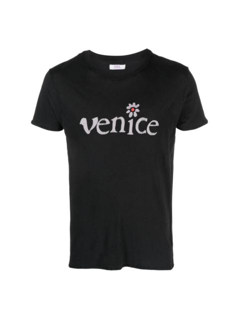 Venice-print cotton T-shirt