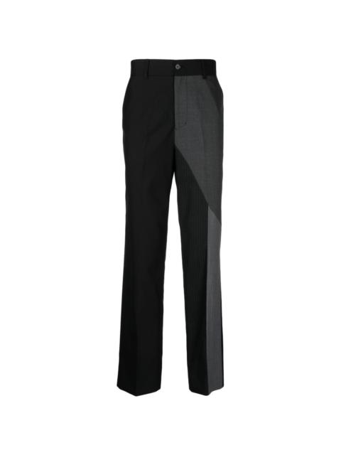 mid-rise tailored trousers