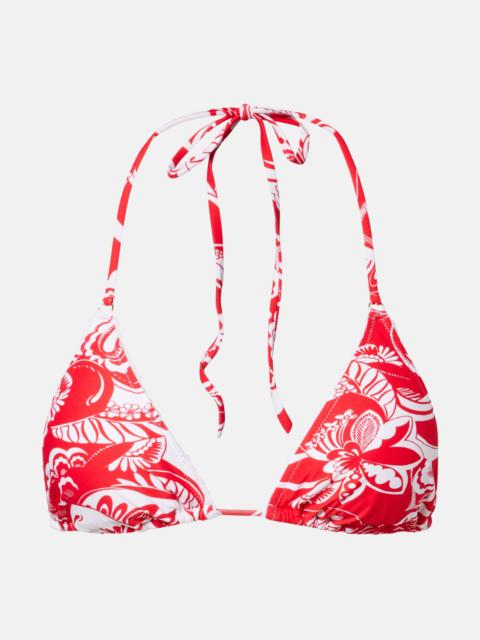 MELISSA ODABASH Adelaide floral bikini top