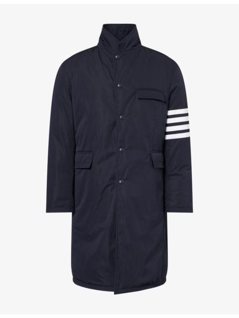 Thom Browne Brand-Stripe Padded Down Coat