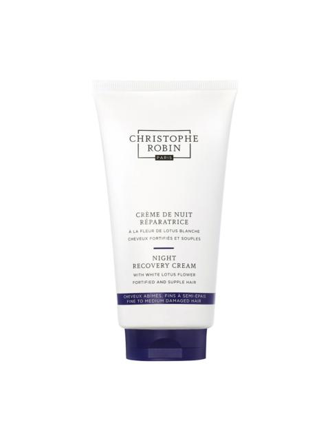 Christophe Robin Night Recovery Cream With White Lotus Flower