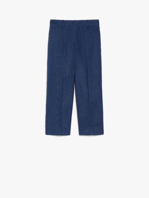 'S Max Mara MARCO Linen and cotton cigarette trousers