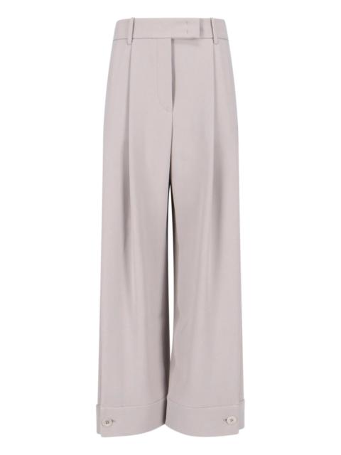 GIORGIO ARMANI WIDE SILK TROUSERS
