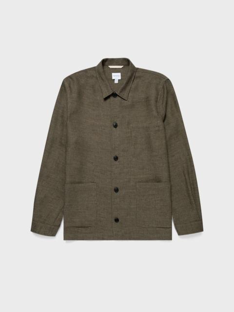 Sunspel Cotton Linen Twill Twin Pocket Jacket