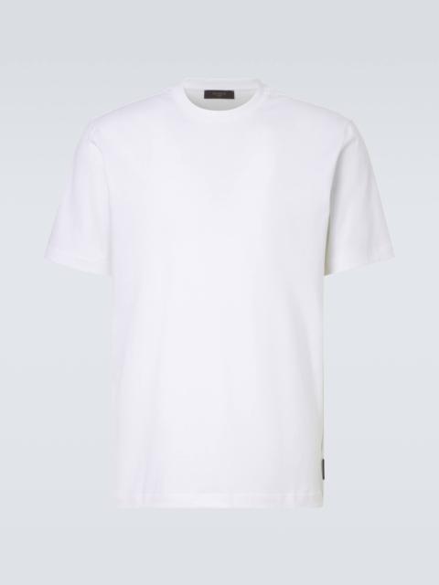 SLOWEAR Cotton and silk jersey T-shirt