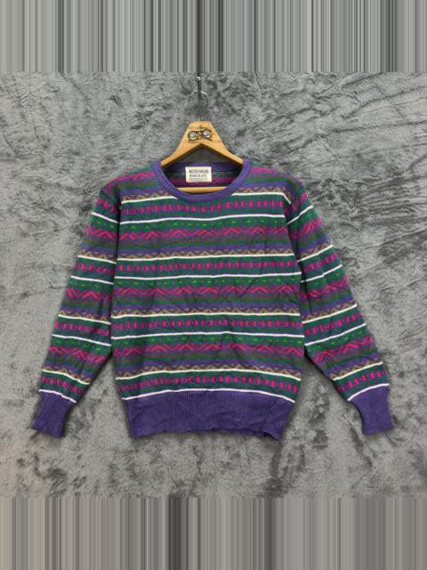 Other Designers Vintage - Mute Color Moderate Colorful Cable Knit 