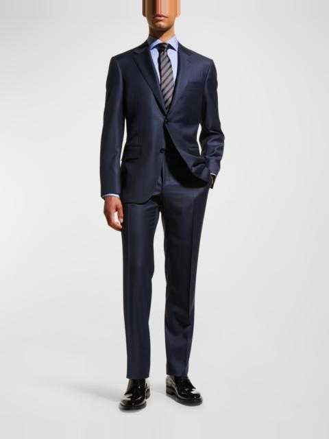 Canali Men's Solid Wool Two-Piece Suit