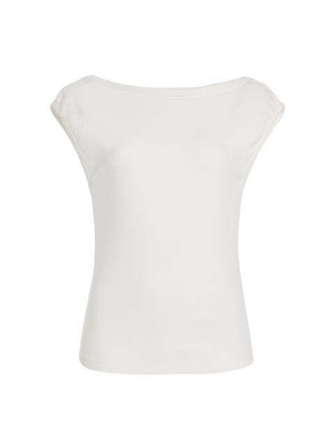 ST. AGNI Organic Cotton Ballerina Top white