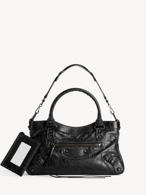 BALENCIAGA Women's Le City First Bag in Black