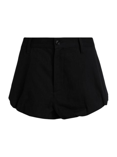 FRAME Women's The Shell Cotton Balloon Shorts - Black