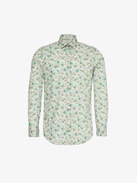 Paul Smith Floral-print slim-fit cotton shirt