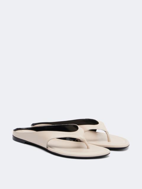 herbert levine Sunkissed leather thong sandals