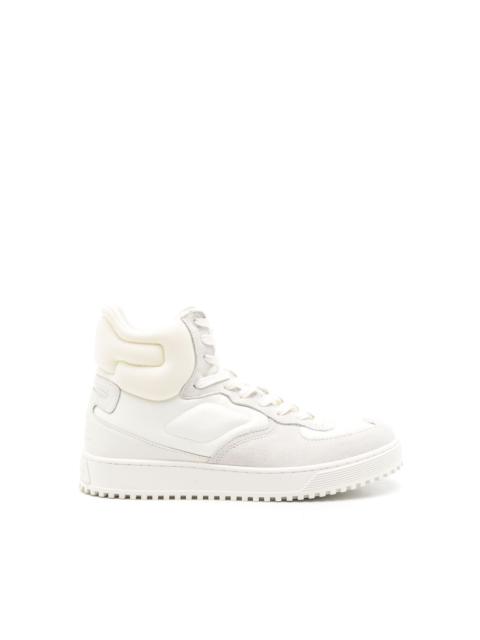 EMPORIO ARMANI tonal-design high-top sneakers