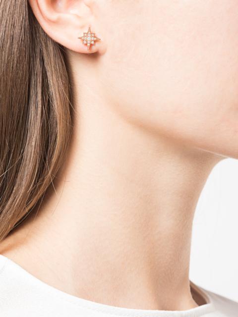 Marchesa ROSE GOLD DIAMOND STAR EARRINGS