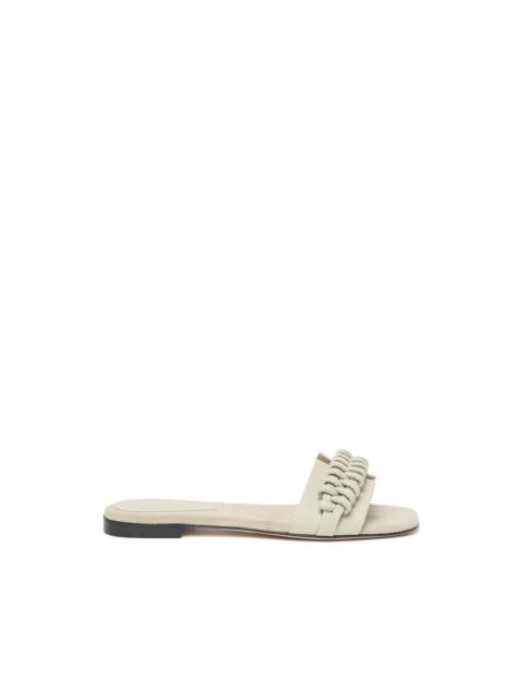 PESERICO ruched-detail slides