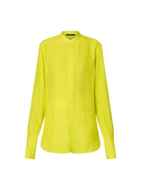 Louis Vuitton Chartreuse Silk Shirt