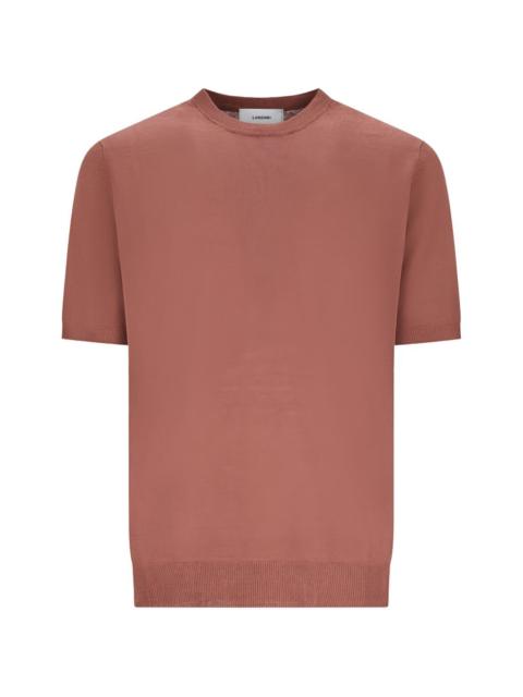 LARDINI short-sleeve knitted T-shirt