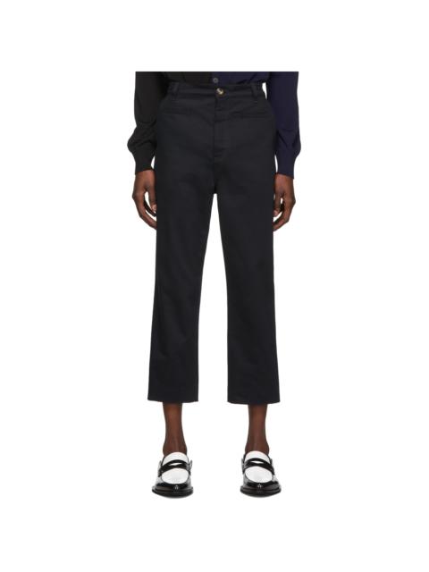 Loewe Navy Fisherman Trousers
