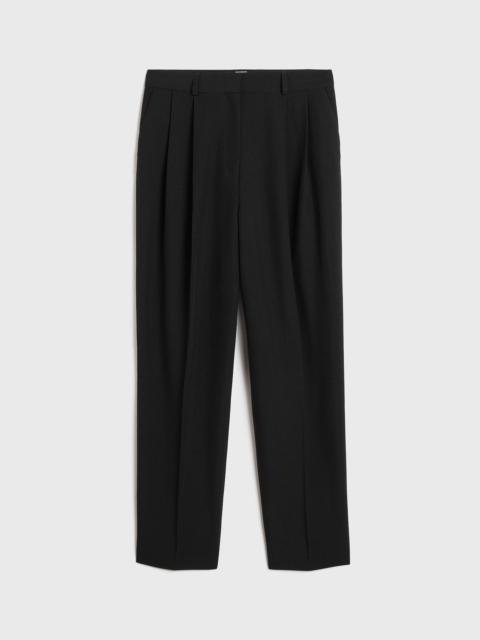 Totême Double-pleated tailored trousers black