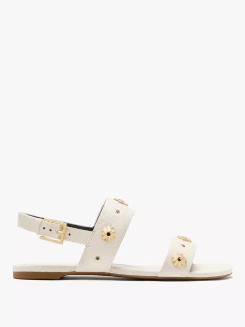 kate spade Spade Flower Stud Flat Sandals