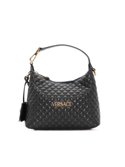 VERSACE quilted-leather shoulder bag