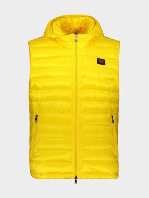 Paul & Shark Ultralight down vest with detachable hood