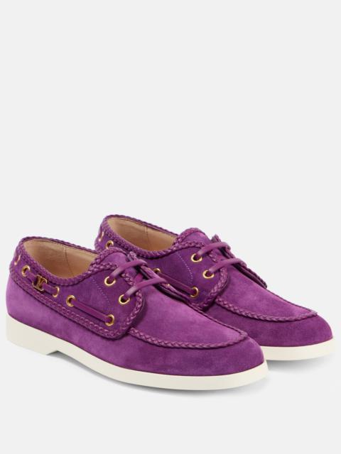 Valentino Palm Avenue suede boat shoes