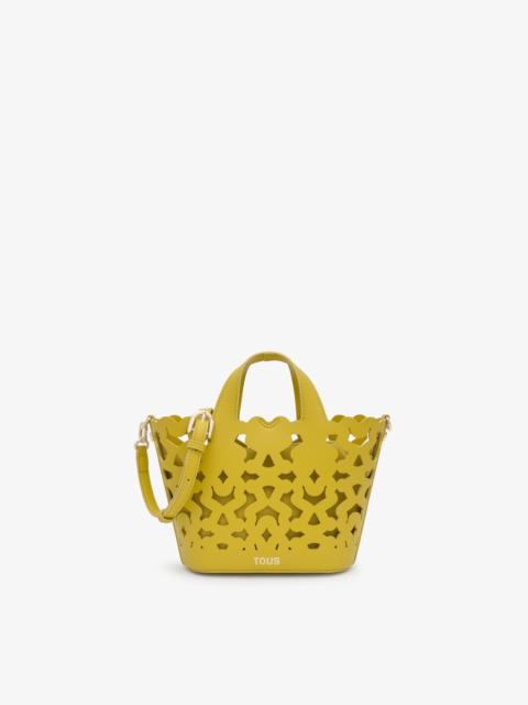 TOUS Small mustard-colored Tote bag TOUS Bear Shock