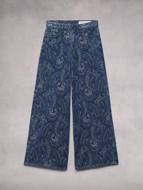 Sofie Ankle Wide-Leg - Indigo Paisley
High-Rise Lightweight Rigid Jean