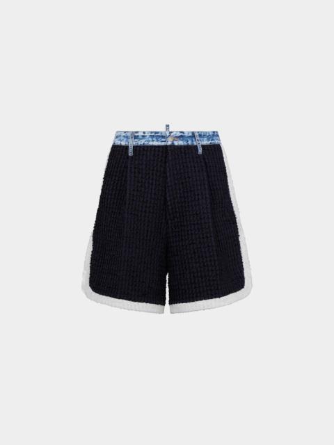 DSQUARED2 BOUCLÉ JEAN SHORT