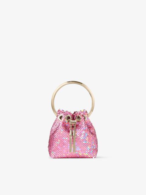 Micro Bon Bon
Pink Sequin Fabric Mini Bag