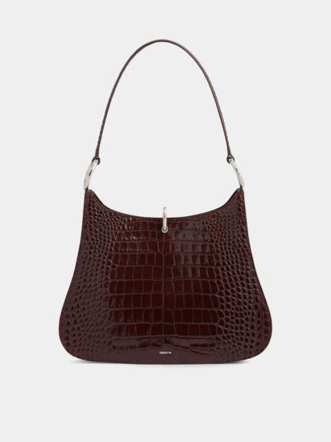 rabanne LARGE RING LEATHER BAG